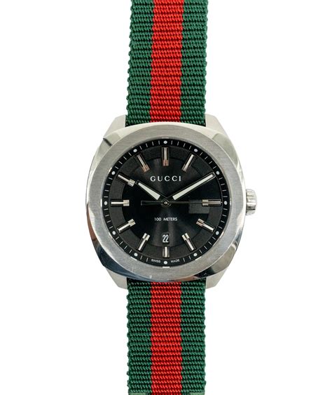 gucci gc 2570 catawiki|Green And Red Web Gg2570 Watch, 41mm .